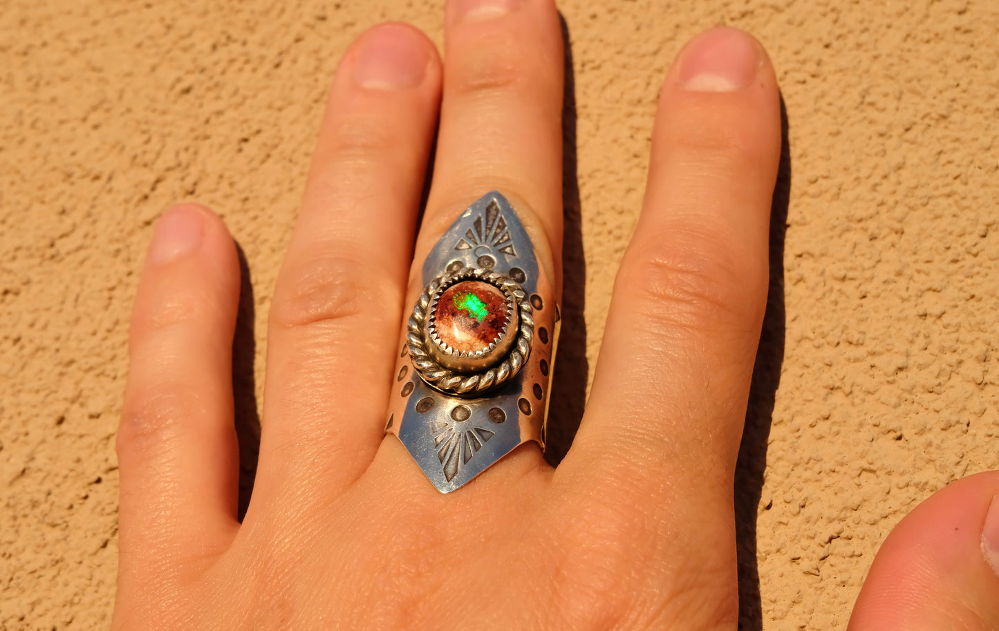 Fire Opal Witch Ring #2