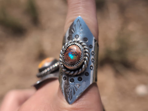 Fire Opal Witch Ring #2