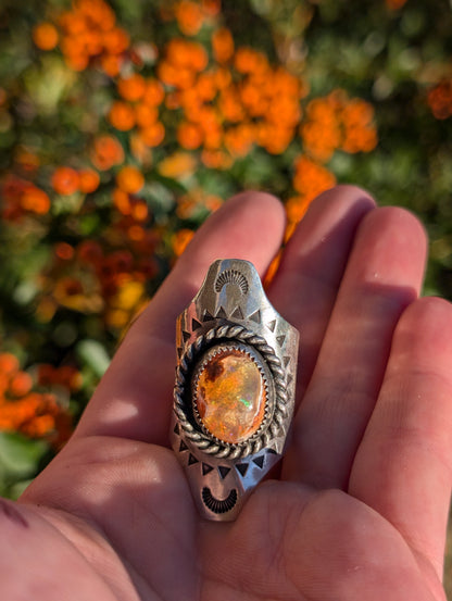 Fire Opal Witch Ring #1