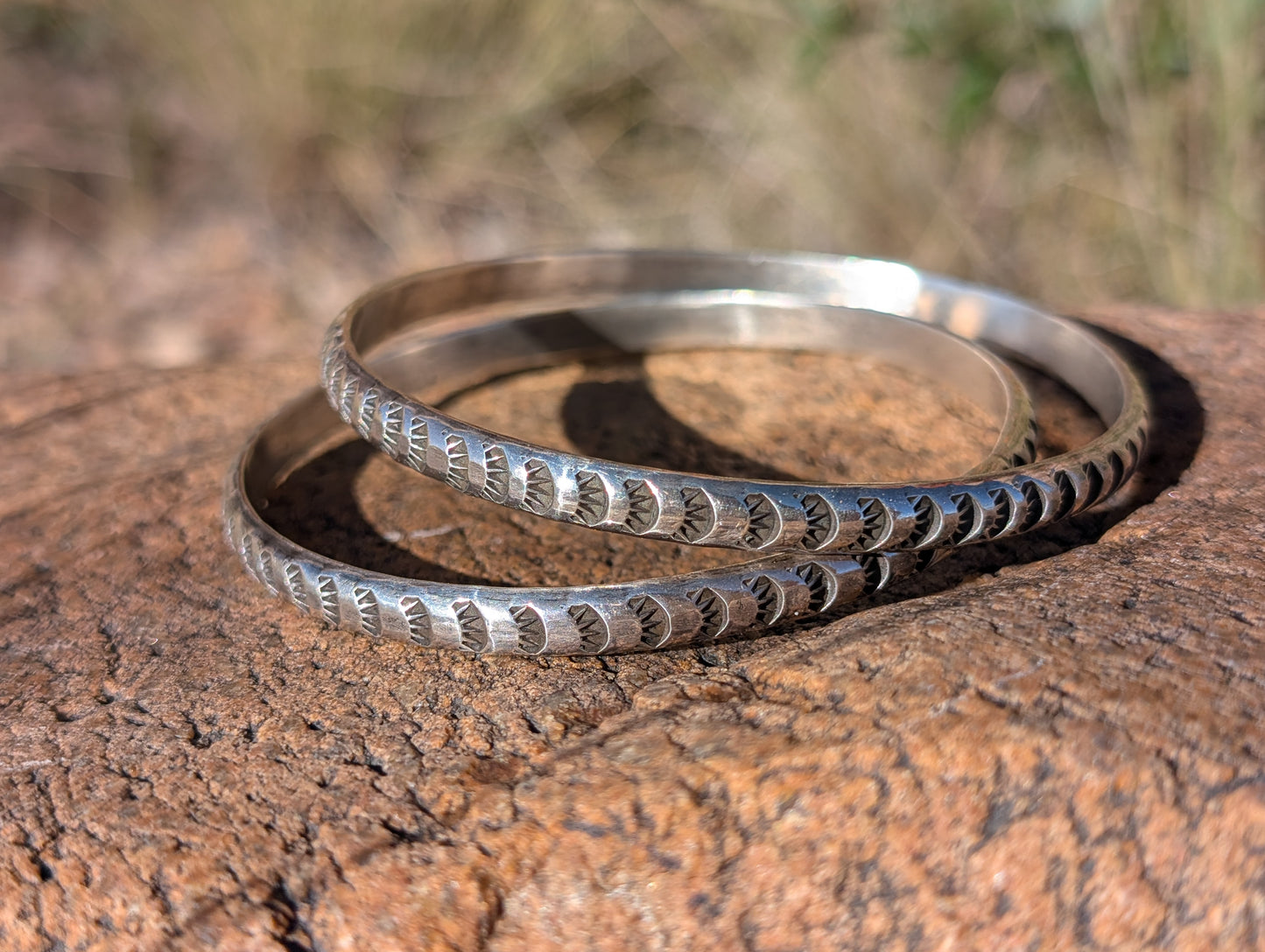 Southwestern Stamped Bangle