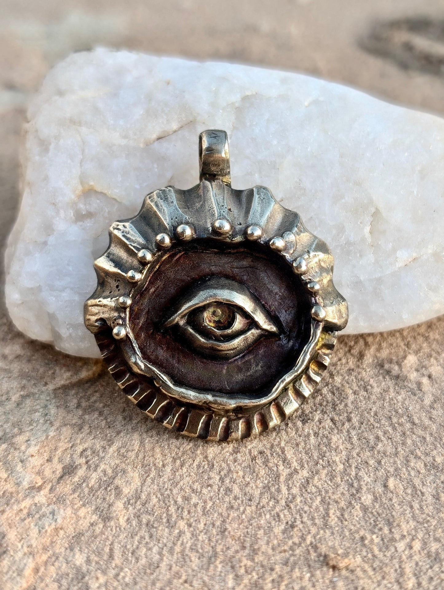 Ancestral Vision Pendant (Brass)