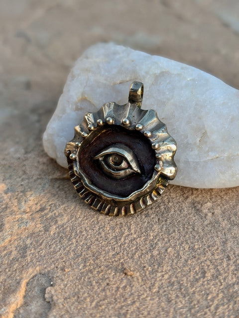 Ancestral Vision Pendant (Brass)