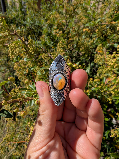 Fire Opal Witch Ring #3