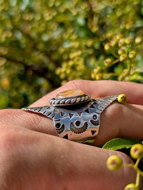 Fire Opal Witch Ring #3