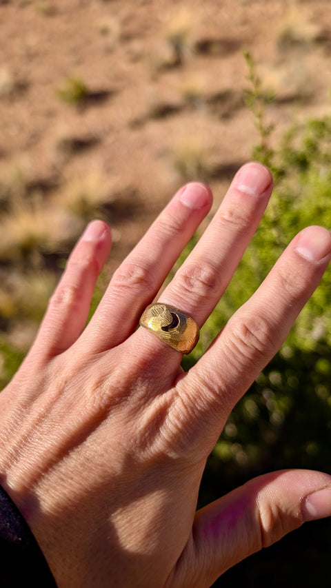 Dark Moon Ring (Brass)